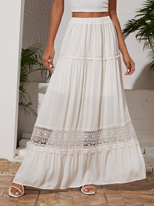 Iyawo Ruffle Hem Skirt